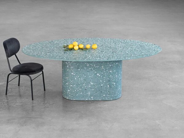 Mescla de Materiais: Combinação da Mesa de Concreto e Granilite